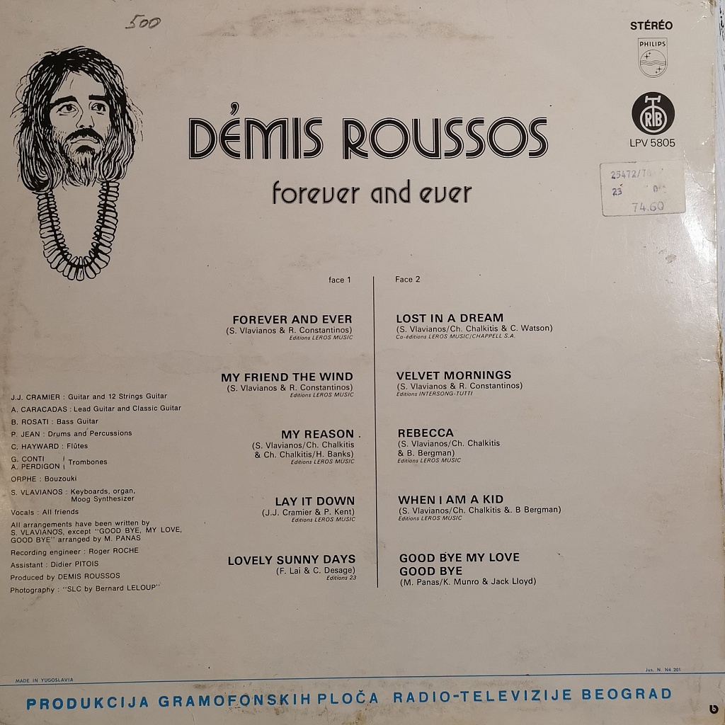 Demis Roussos Forever And Ever фото №2