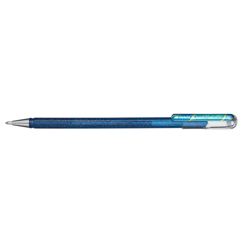 Двухцветная ручка Hybrid Dual Metallic синяя фото №1