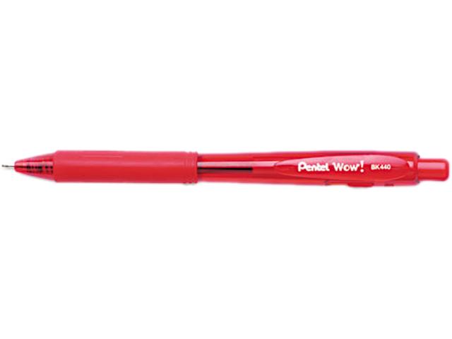 Ручка шариковая розовая Pentel фото №1