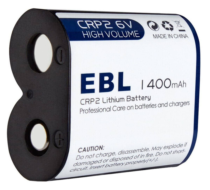 Батарейка CR-P2 EBL фото №1