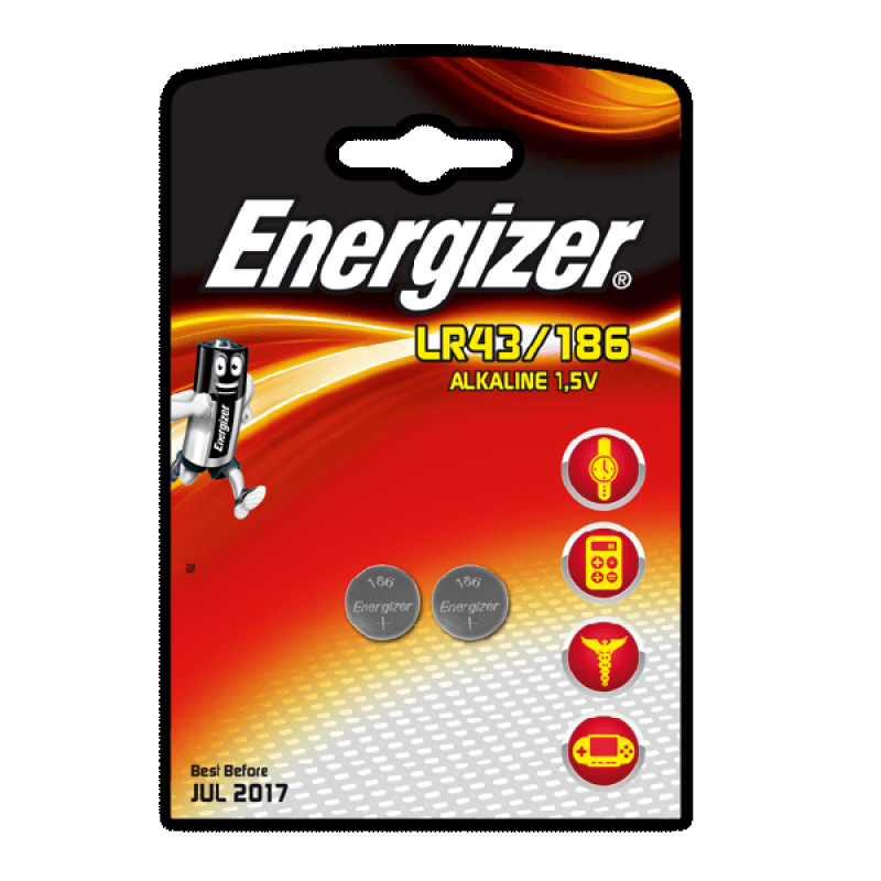 Батарейка Energizer LR 43 (2шт) фото №1