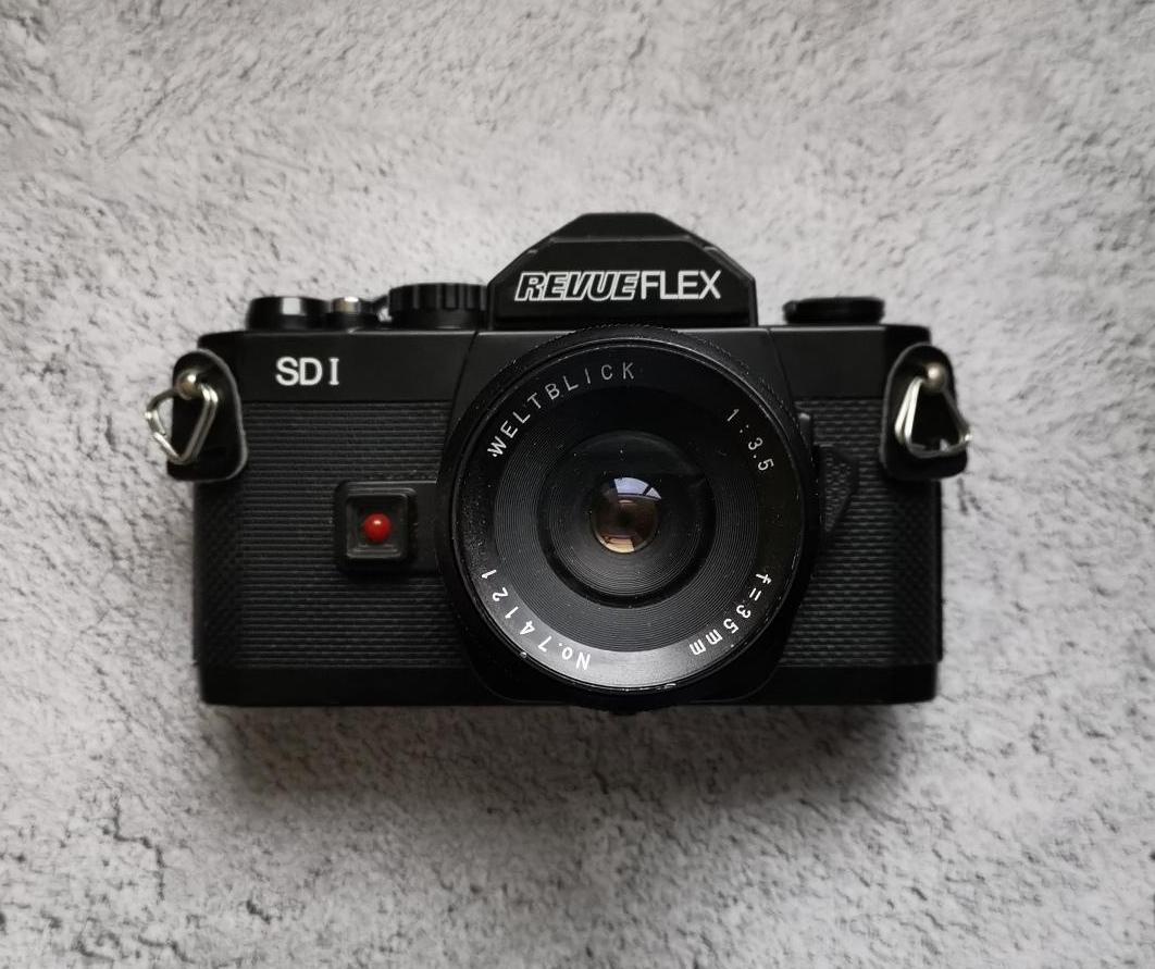 Revueflex SD-1+Wetblick 35mm 1:3.5 фото №1