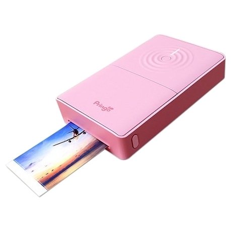 Карманный принтер Pringo 232 (розовый) + 30 фото фото №1