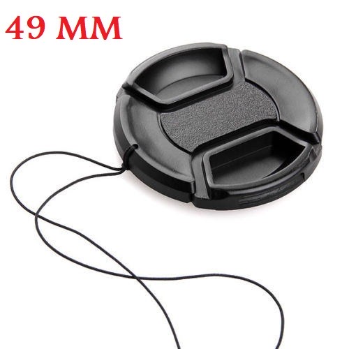 Universal 49mm lens cap фото №1