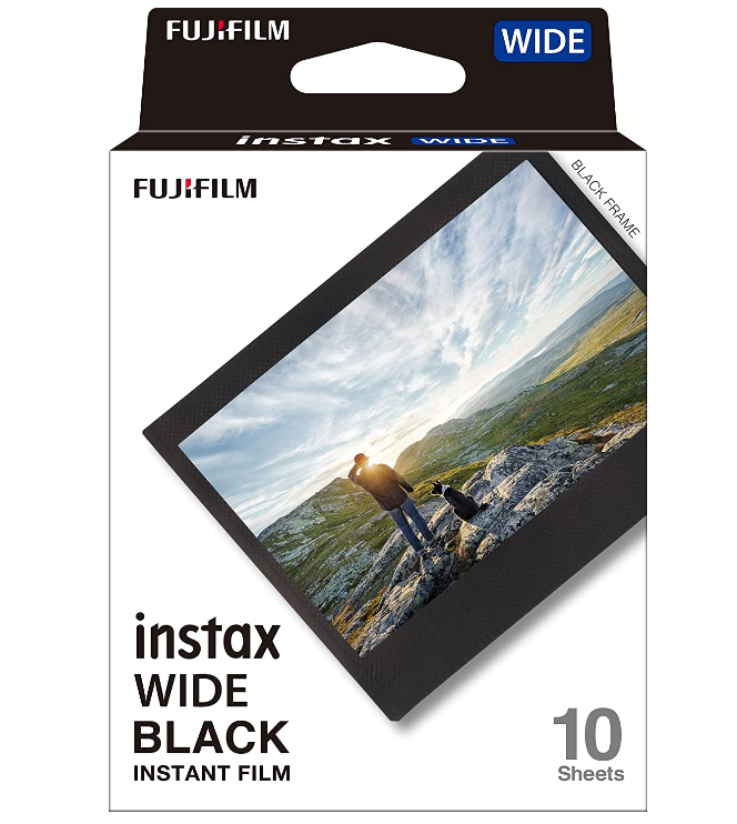 Fujifilm instax Wide 10pk Black фото №1