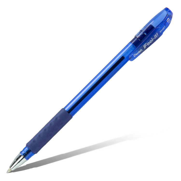 Ручка шариковая синяя Pentel Fell it фото №1