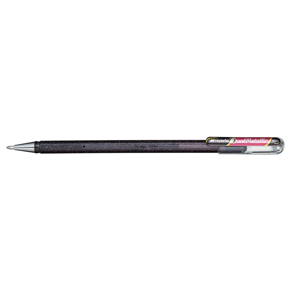 Двухцветная ручка Hybrid Dual Metallic черная фото №1