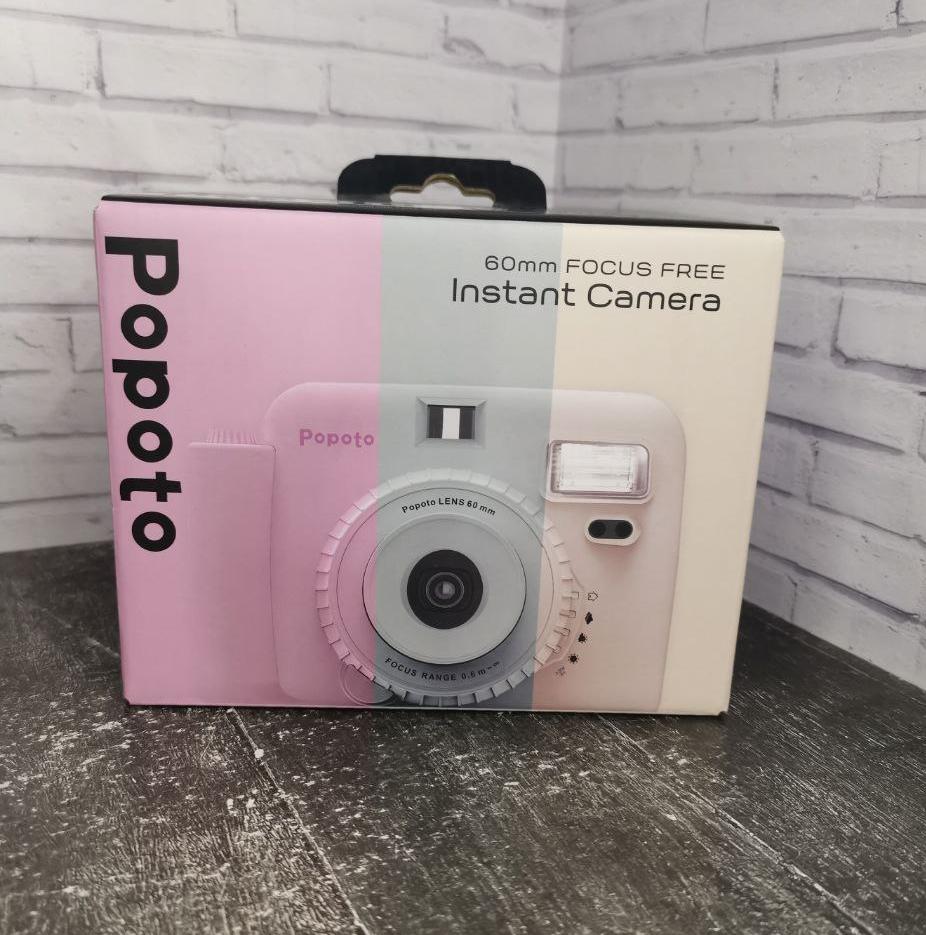 Popoto Instant Camera mini set Pink фото №1
