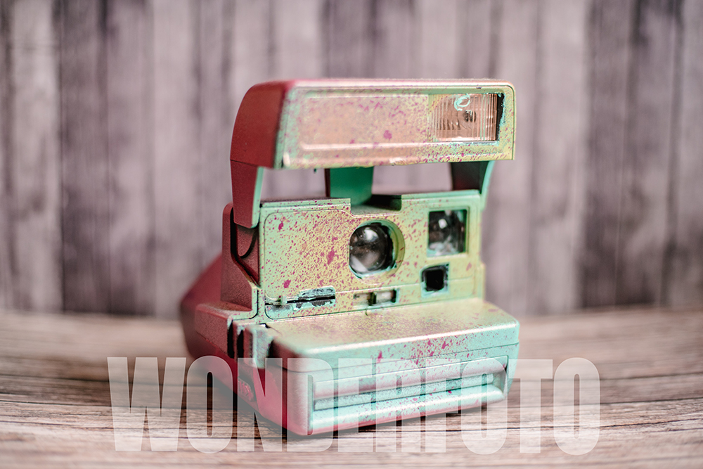 Polaroid 636 дизайнерский "Капли" фото №1