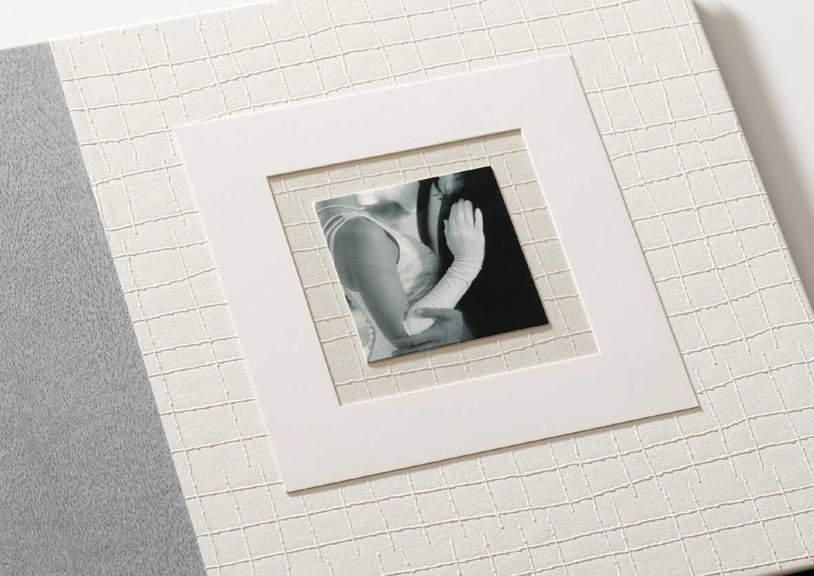 Альбом свадебный молочно-серый 28х30см фото №3