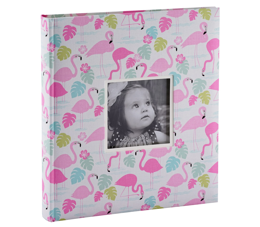 Альбом детский "Фламинго" розовый 29х32 см фото №1
