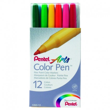 Фломастеры Color Pen 12 шт фото №1