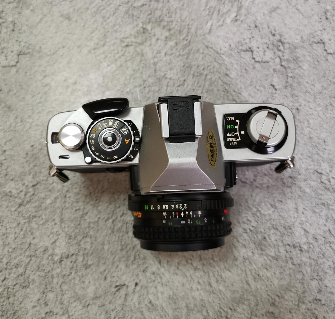 Minolta XG-1 + Minolta MD Rokkor-X 45mm 1:2 фото №2