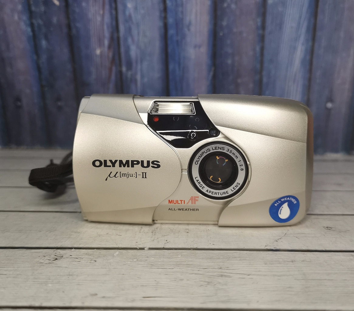 Olympus Mju II 35mm (полный комплект) фото №3