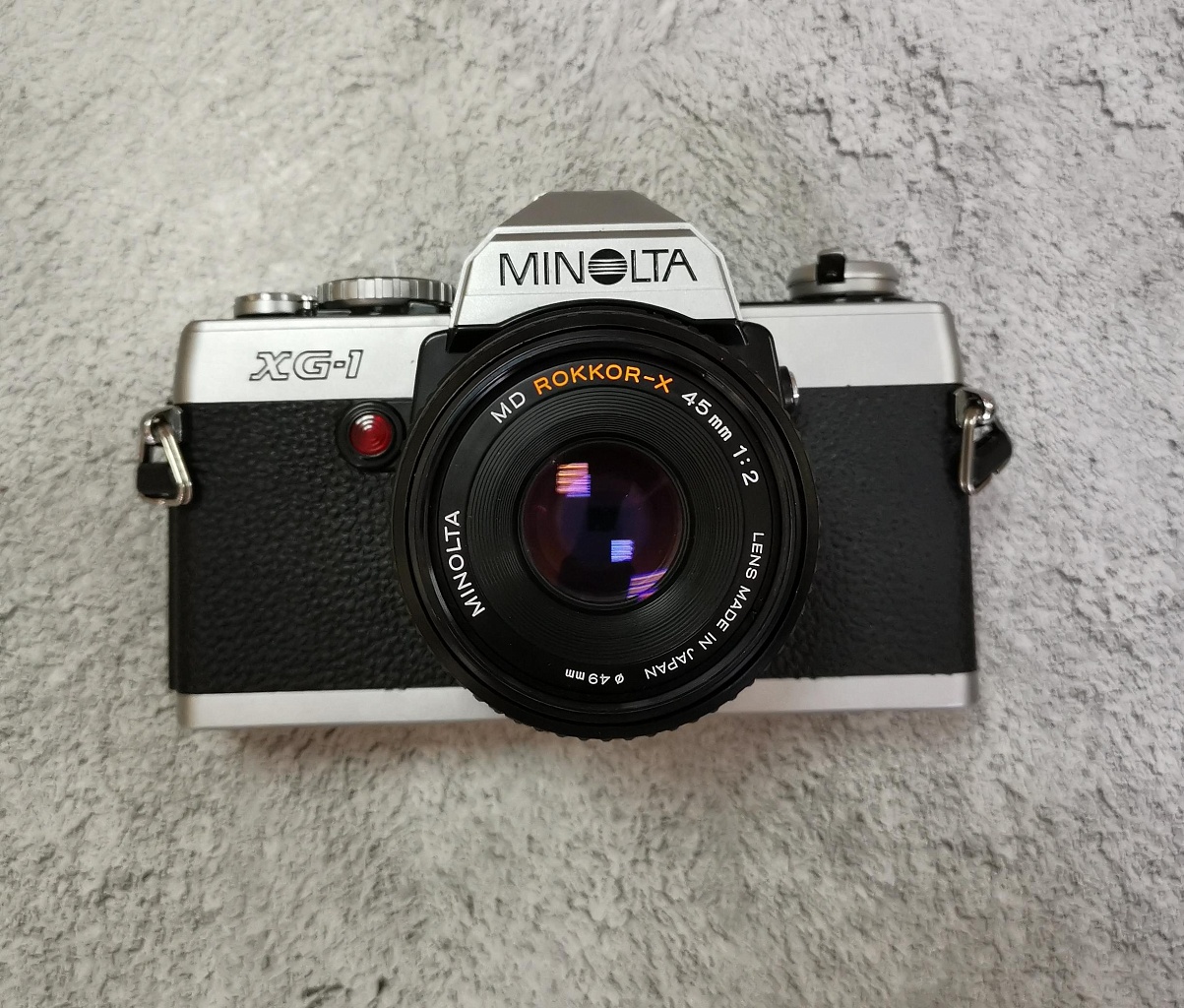 Minolta XG-1 + Minolta MD Rokkor-X 45mm 1:2 фото №1
