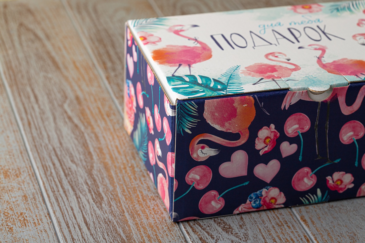 Коробка "Фламинго" фото №2