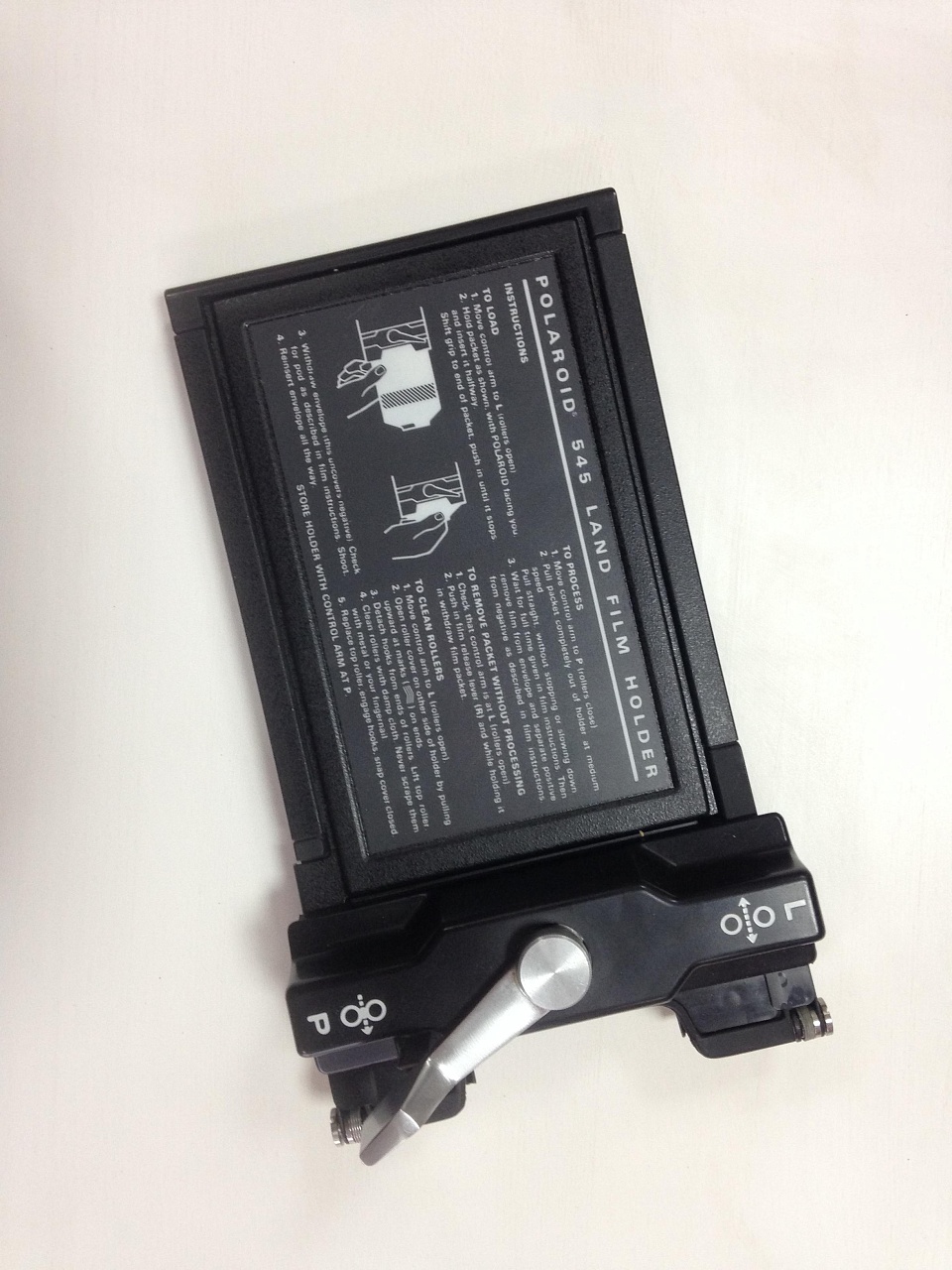 Polaroid 545 Land film holder (back) фото №1
