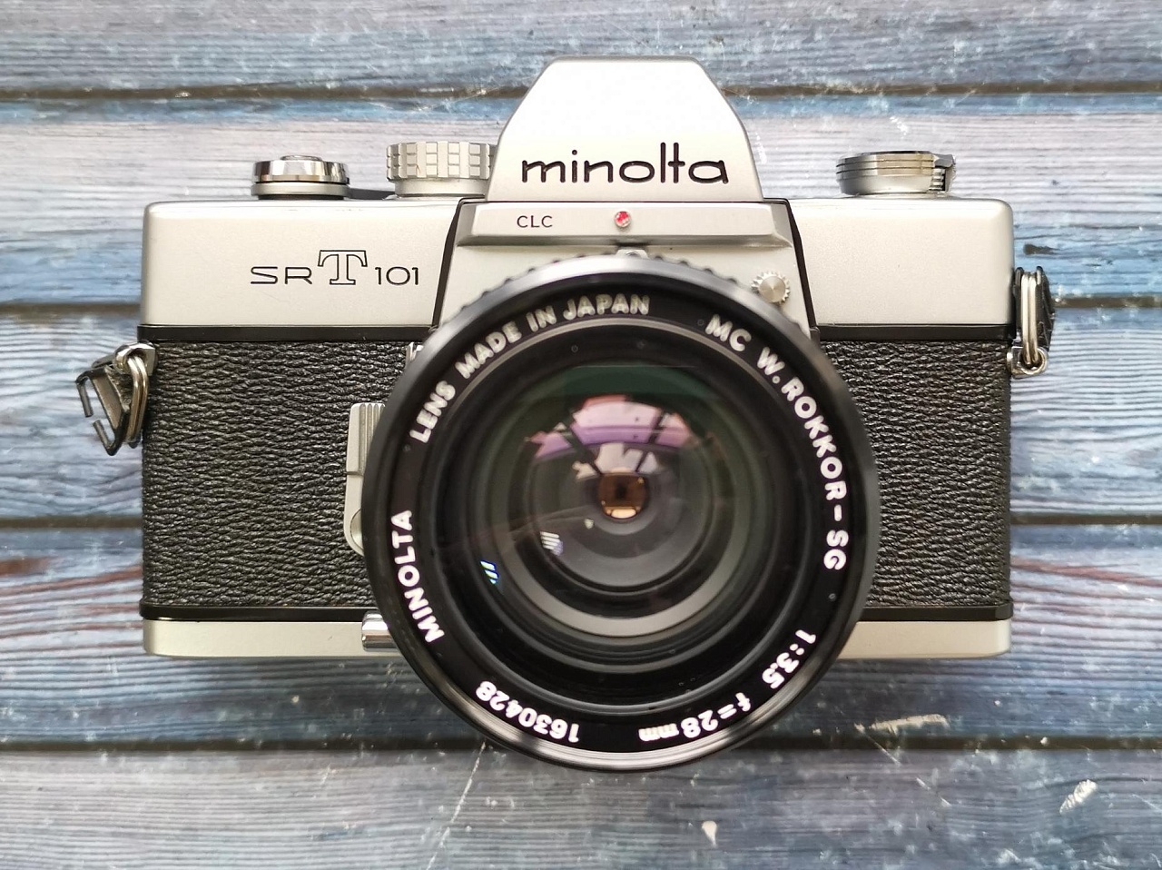 Minolta SRT 101 + Minolta md w. rokkor-x 28 mm f/3.5 фото №1