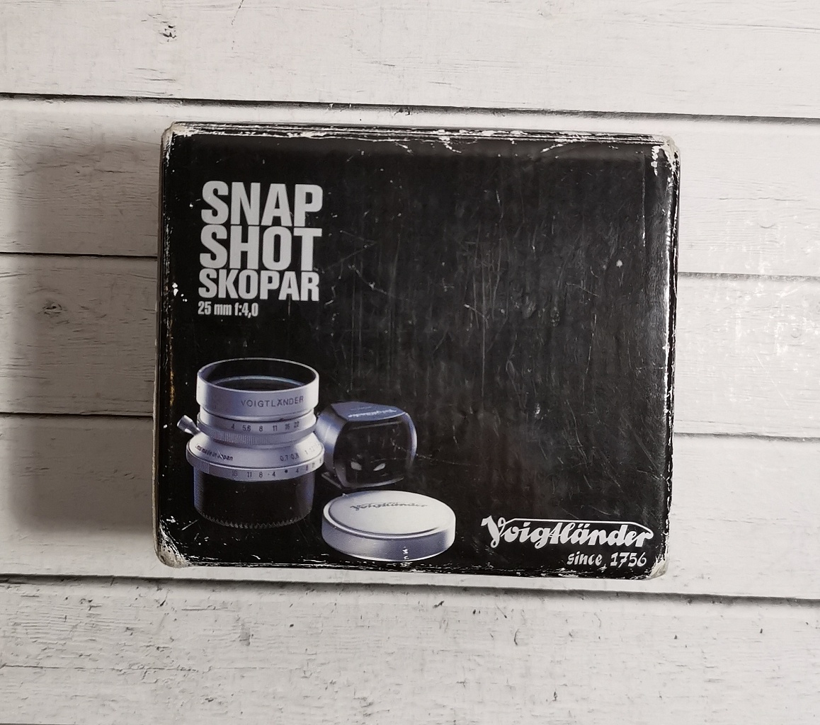 Voigtlander snapshot skopar 25mm f4 + коробка фото №1