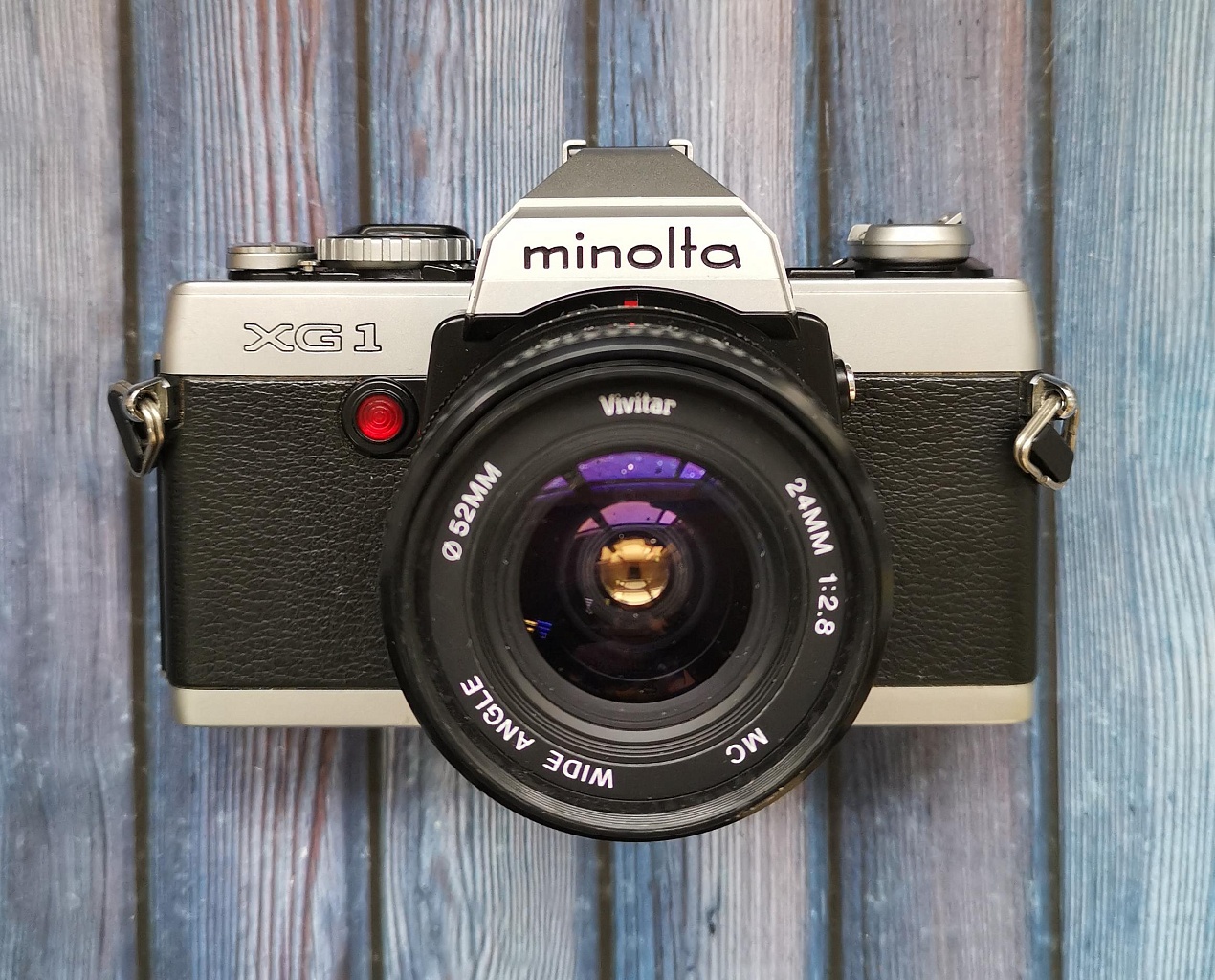 Minolta XG-1 + Vivitar wide angle mc 24 mm f/2.8 фото №1