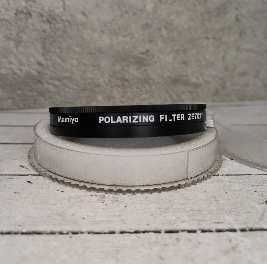 Поляризационный фильтр Mamiya 7II Pl Filter Ze702 + адаптер крепления An701 фото №2