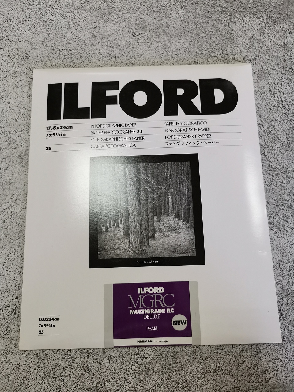 Ilford MULTIGRADE RC Deluxe Pearl 25 листов (17.8 x 24 cm) фото №1