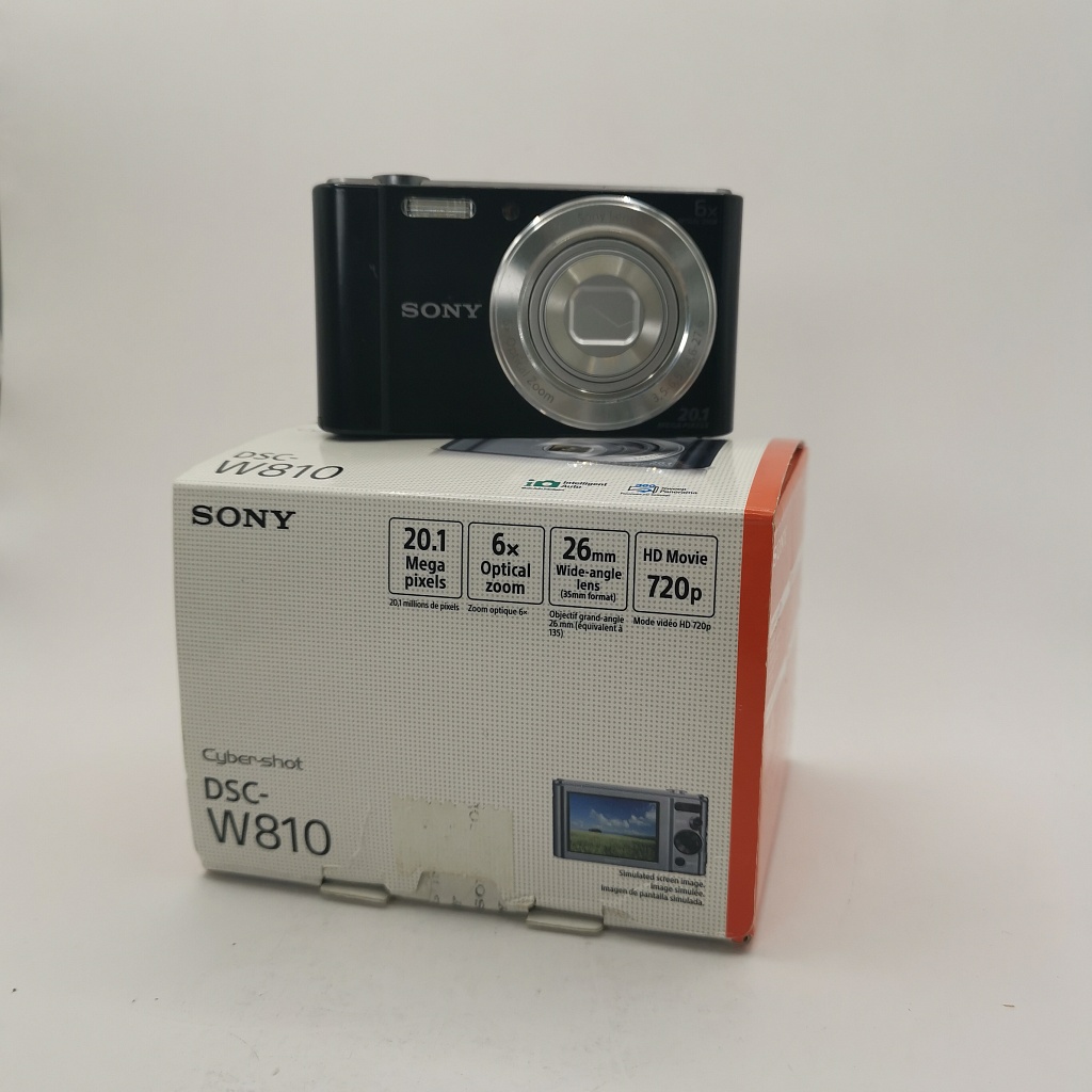 Sony Cyber-shot DSC-W810 black Box фото №1