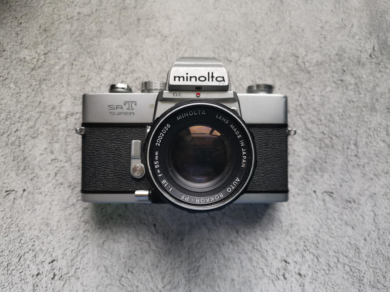 Minolta SRT super + Minolta mc rokkor-pf 55 mm f/1.8 фото №1