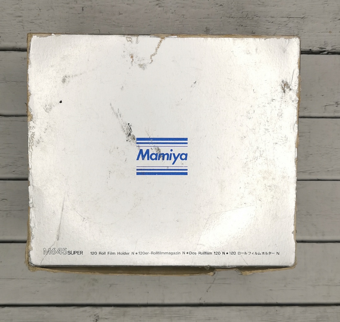  mamiya m645 super 120 roll film holder n + коробка фото №2