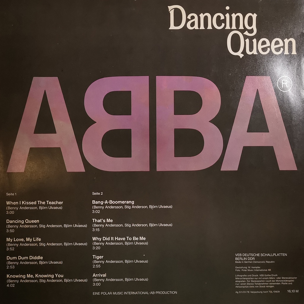 ABBA ‎– Dancing Queen фото №2