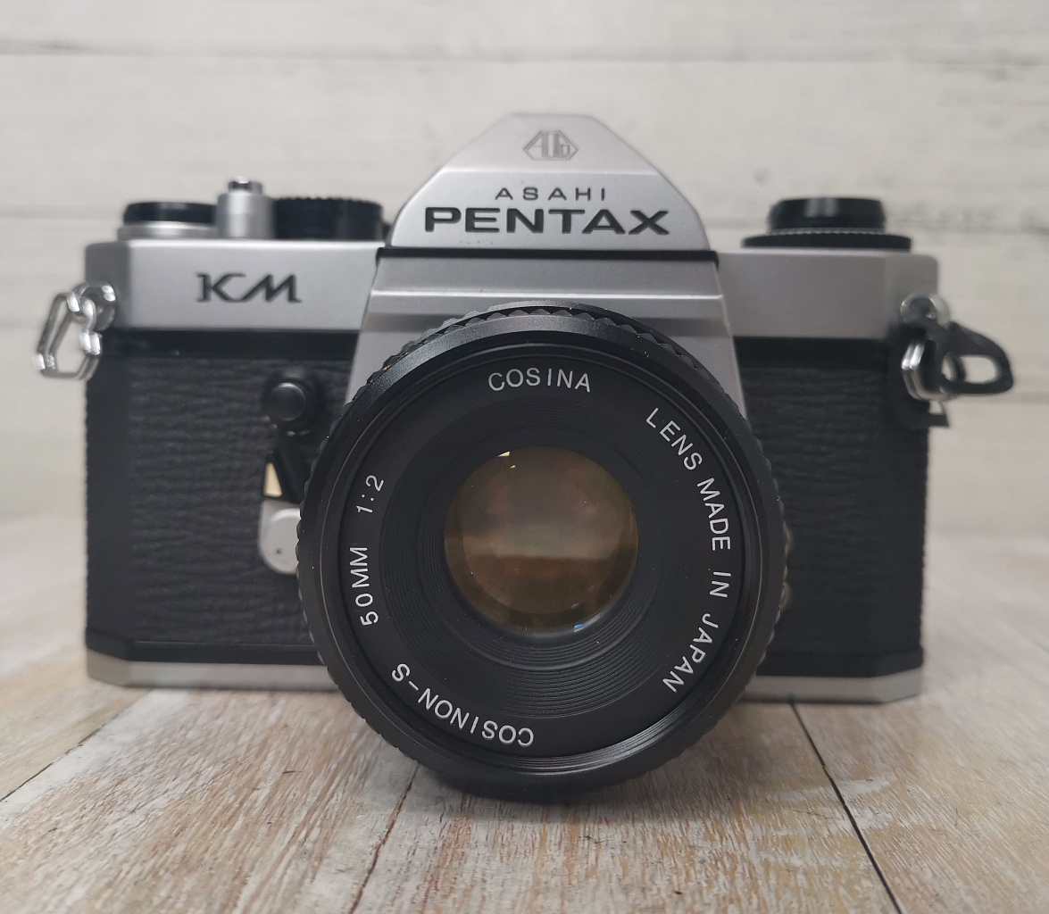 Pentax km + cosina coninon-s 50mm f/2 фото №1