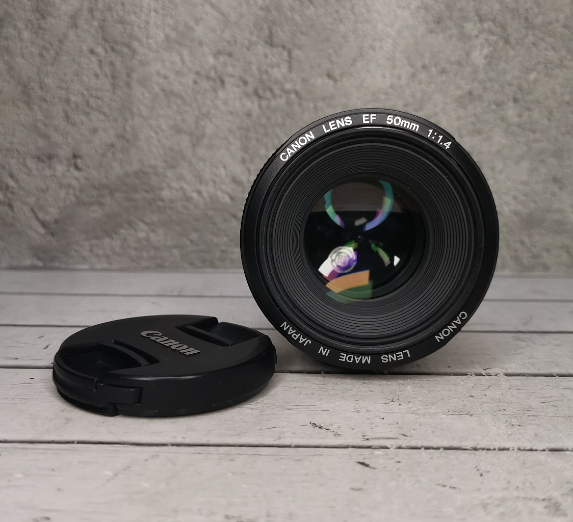 Canon Lens EF 50mm 1.4 (Box) фото №5