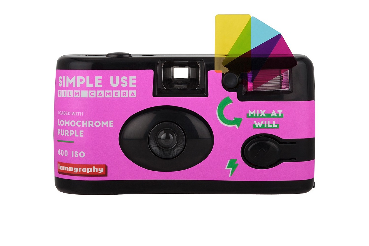 Lomography Simple Use Film Camera Lomochrome Purple фото №2