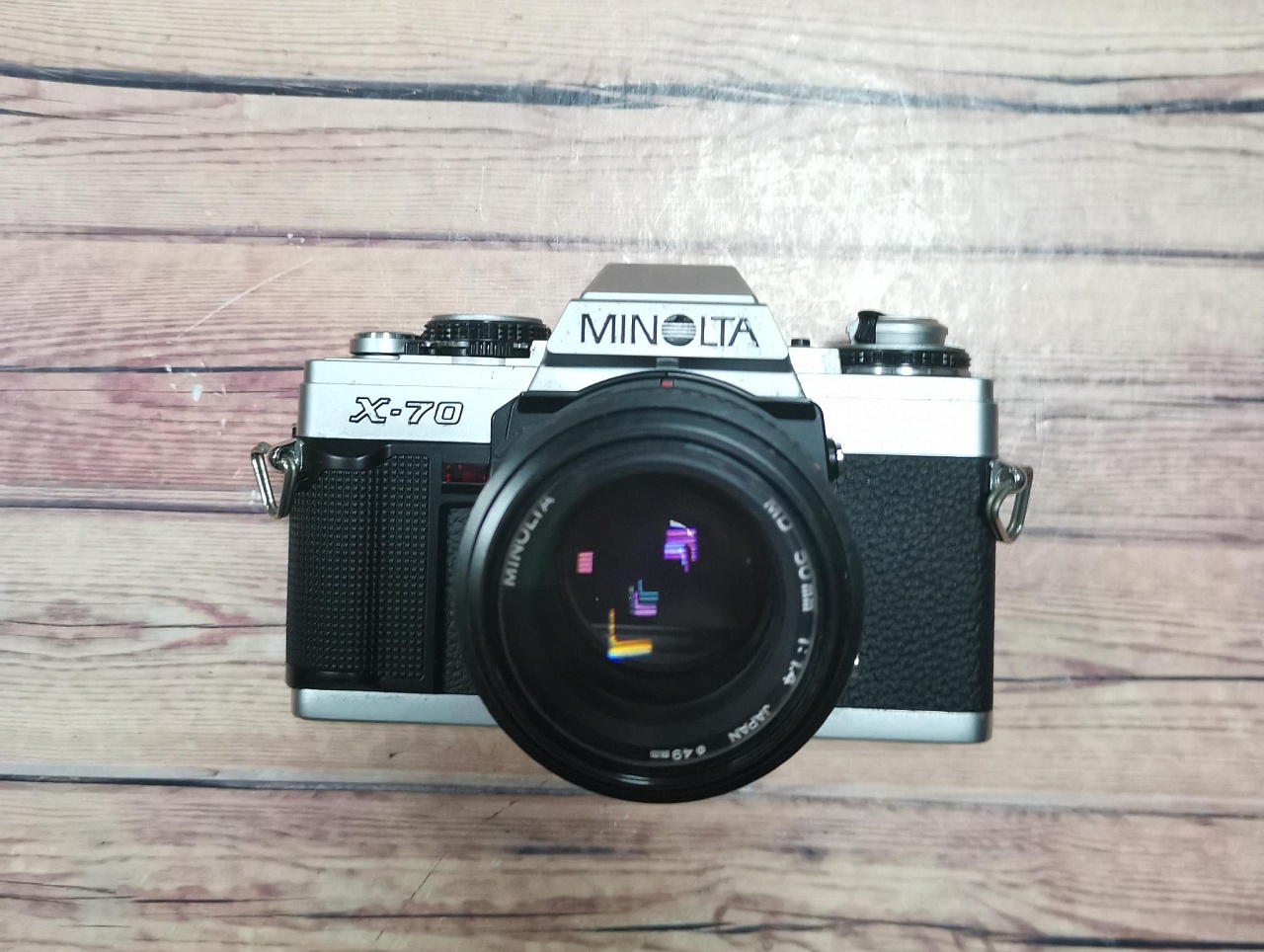Minolta x-70 + Minolta md 50mm f/1:1.4 фото №1