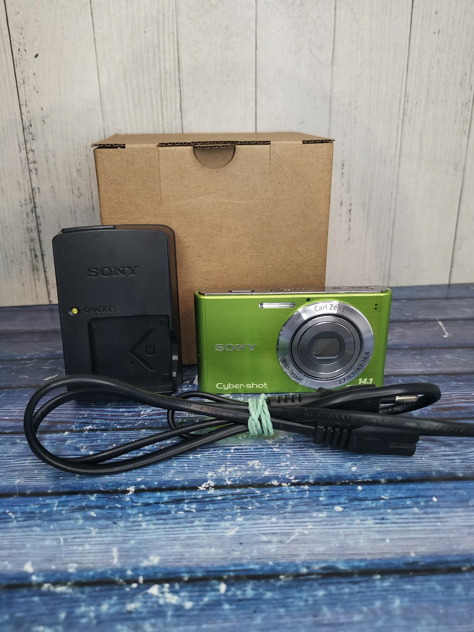 Sony Cyber-Shot DSC-W320 green фото №1