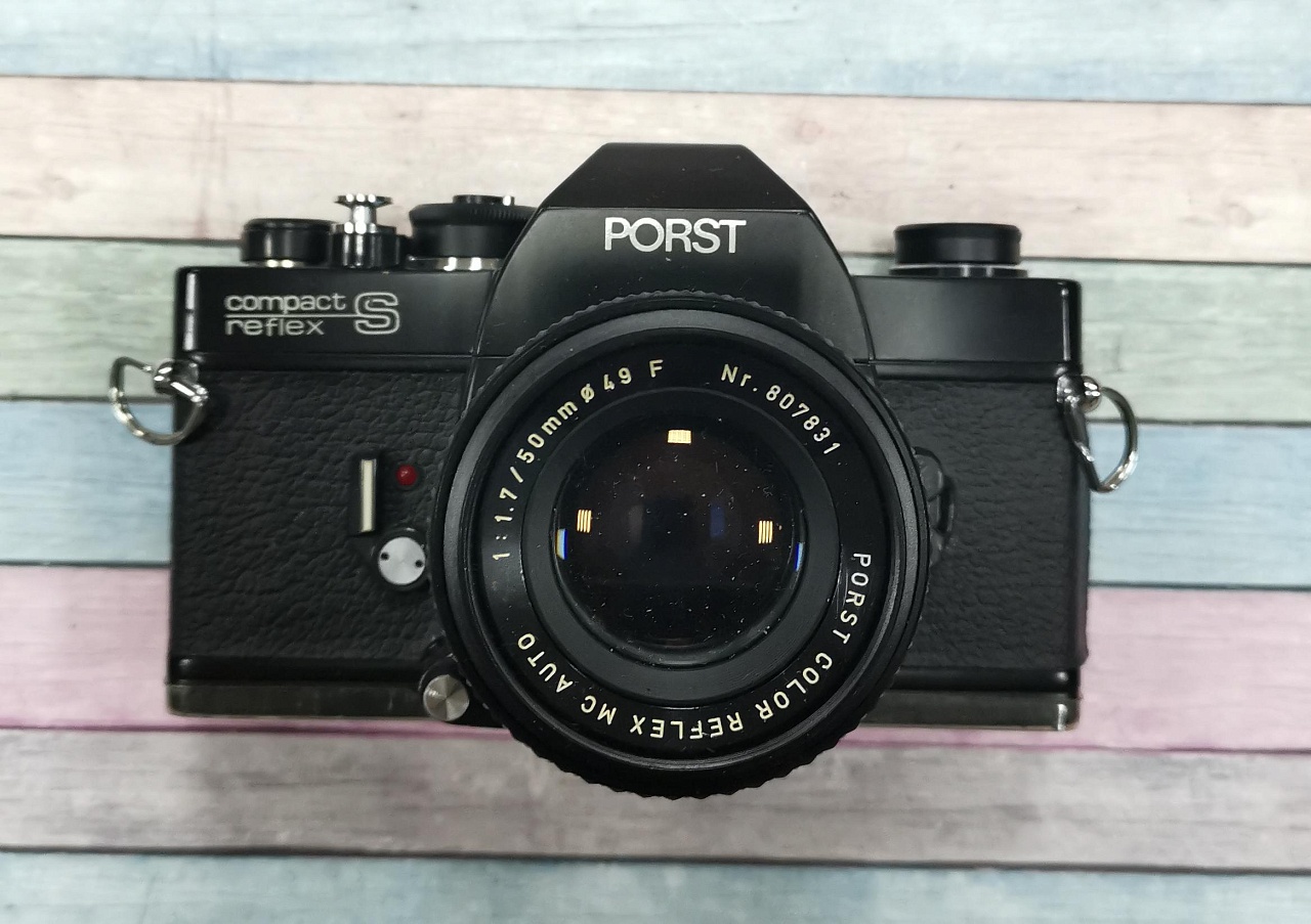 Porst compact reflex s + Porst color reflex mc auto 50 mm f/1.7 фото №1