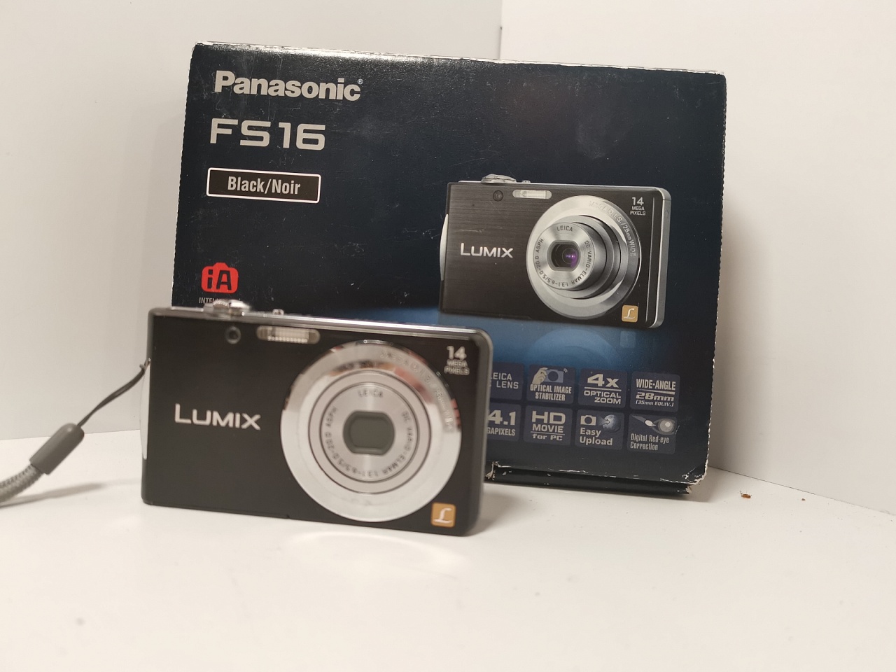 Panasonic Lumix DMC-FS16 blacky фото №1