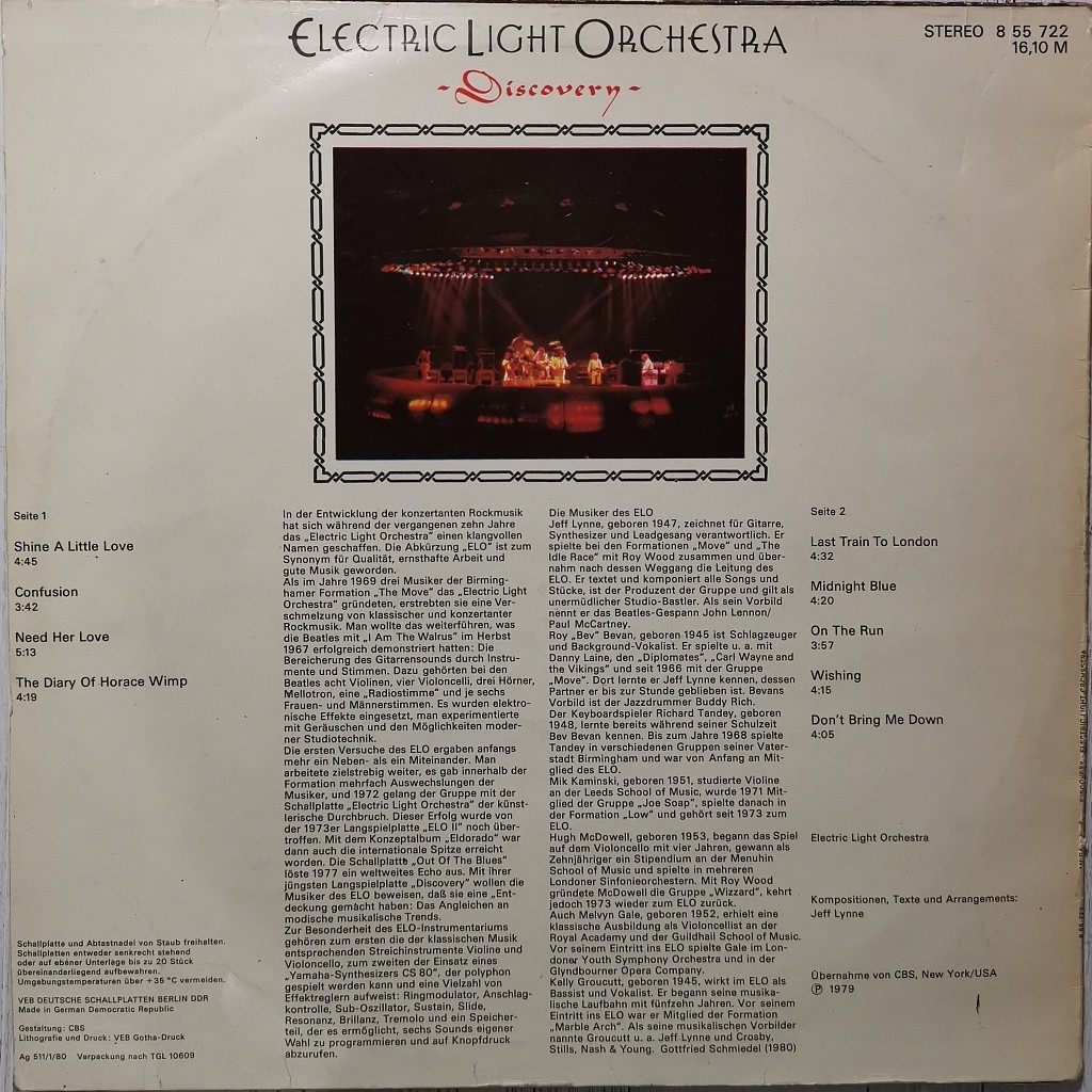 Electric Light Orchestra Discovery, 1979 фото №4