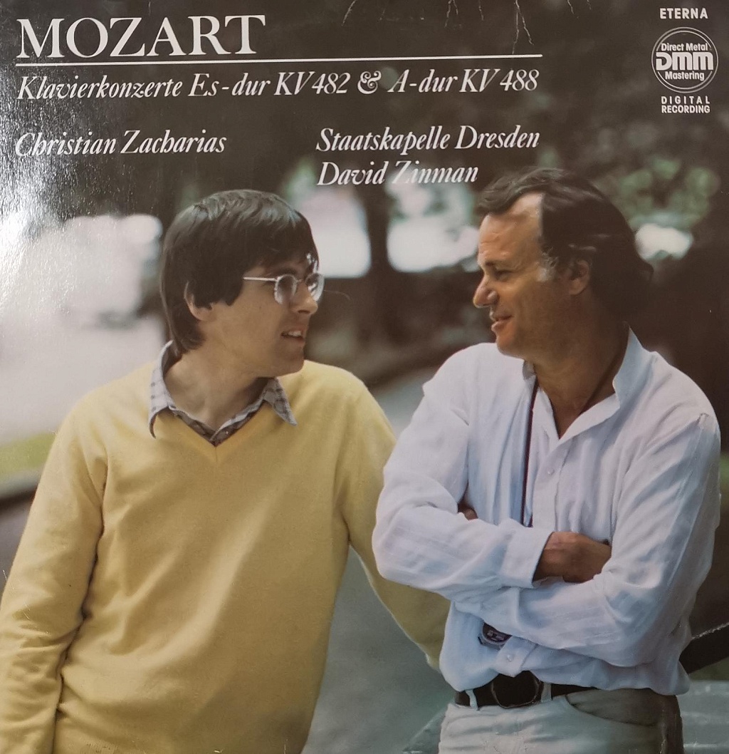 Zacharias, Dresden, Zinman - Mozart, Piano Concertos Kv 482 & Kv 488 фото №1