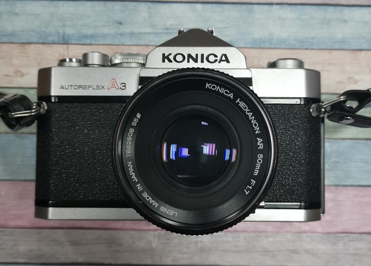 Konica autoreflex a3 + Konica hexanon ar 50 mm f/1.7 фото №1