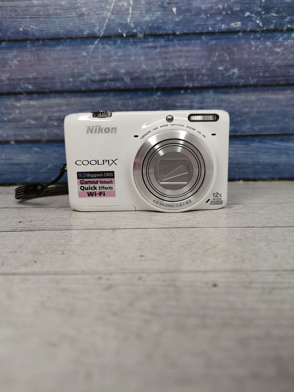 Nikon COOLPIX S6500 white фото №2