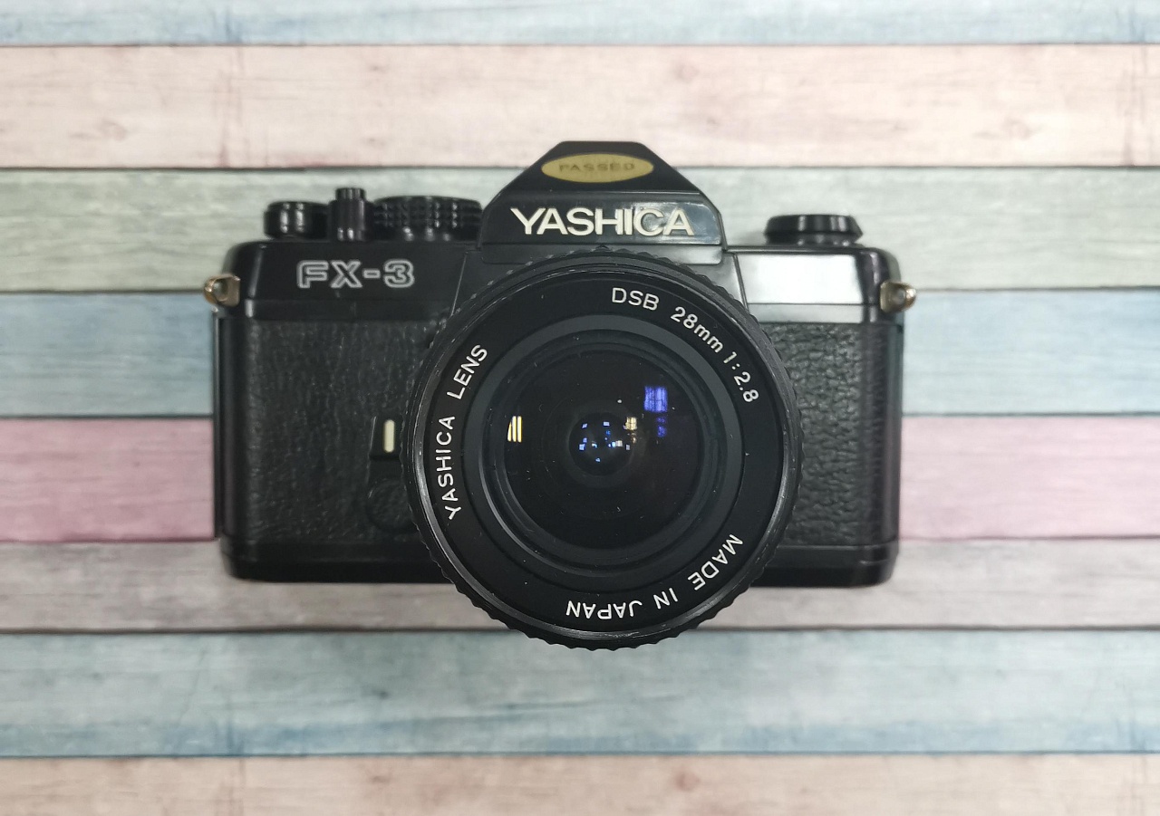 Yashica fx-3 + yashica lens dsb 28 mm f/2.8 фото №1
