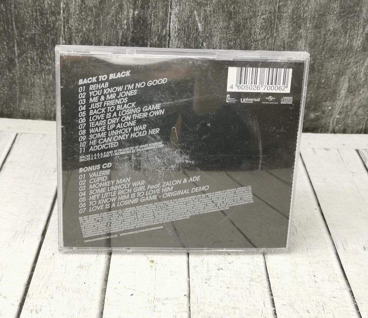 Amy Winehouse - Back to Black (CD) фото №2