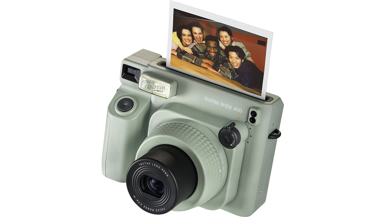 Fujifilm instax wide 400 green instant camera фото №4