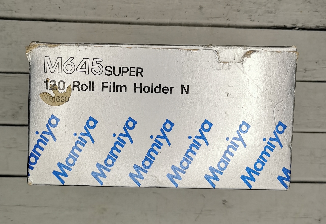  mamiya m645 super 120 roll film holder n + коробка фото №1