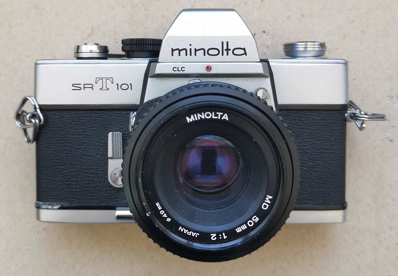 Minolta SRT101 + Minolta MD 50 mm f/2 фото №1