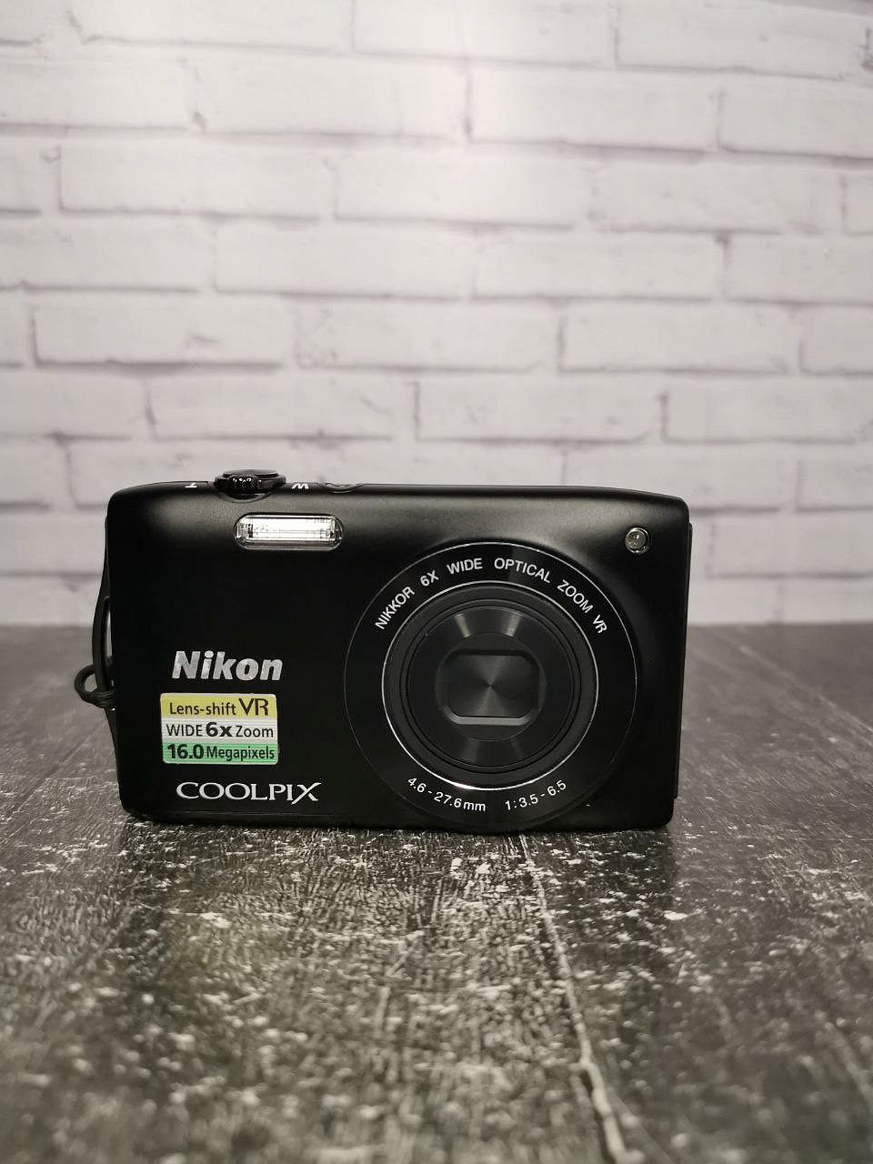 Nikon Coolpix s3300 black фото №1