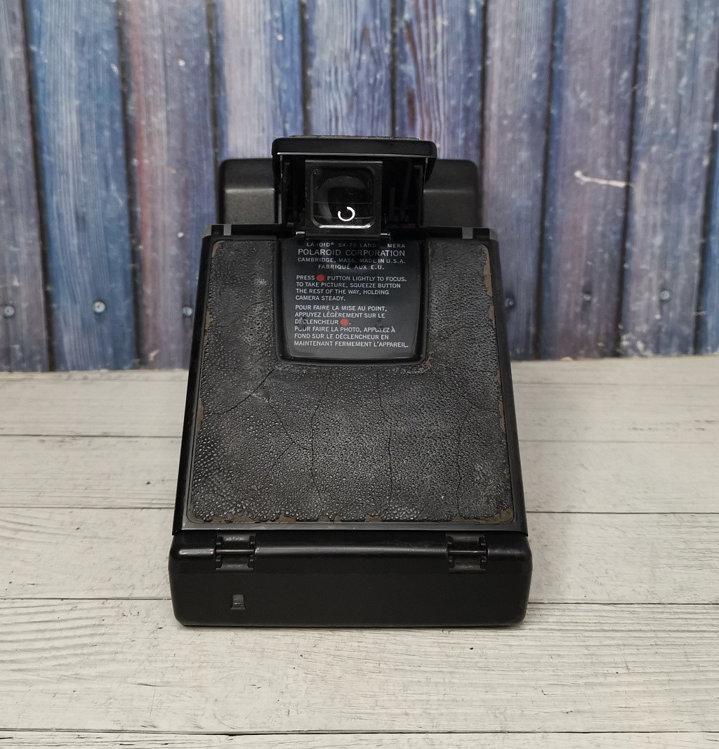 polaroid sx-70 land camera supercolor autofocus model 2 black фото №4