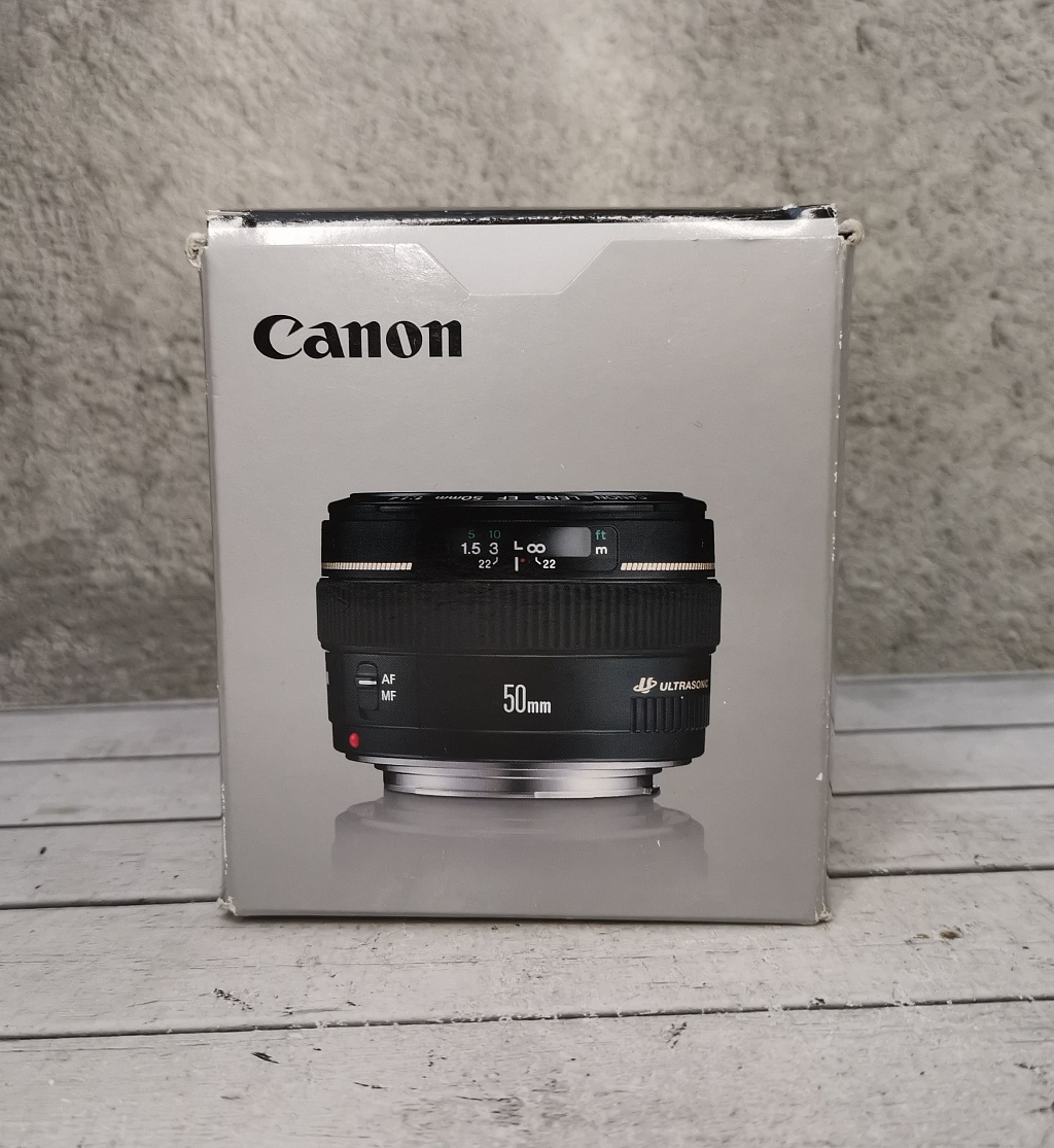 Canon Lens EF 50mm 1.4 (Box) фото №1