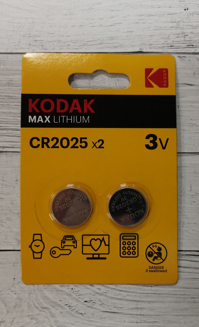 Батарейки Kodak CR2025 фото №1